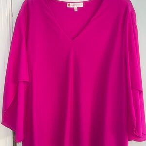 Jude Connally Fuchsia Blouse